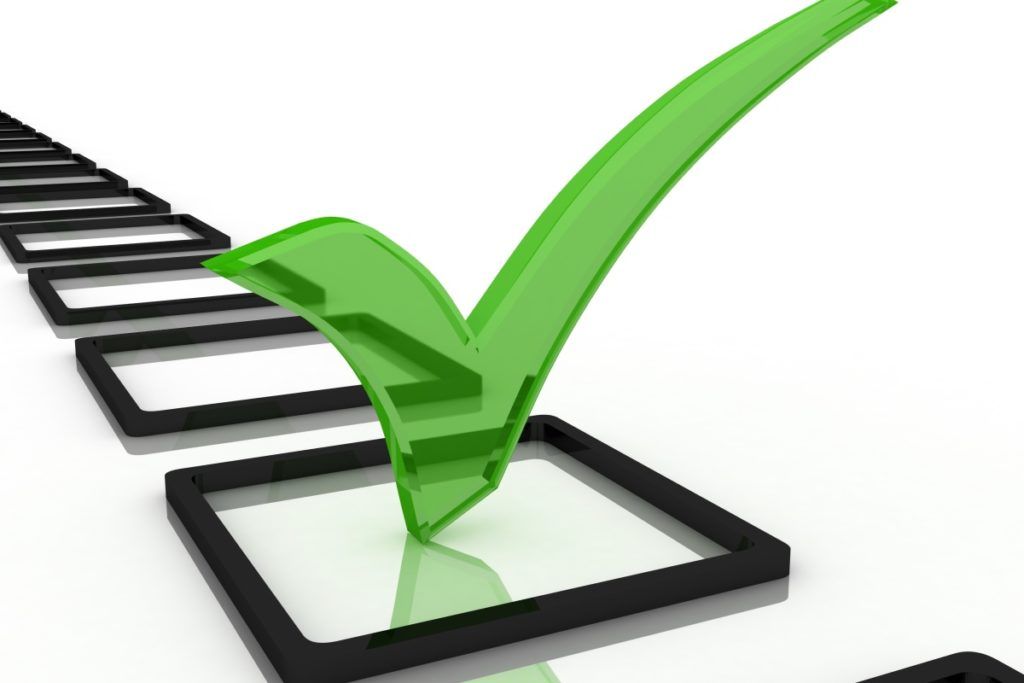 3d Illustration Of Check Mark Over White Background